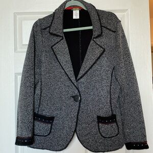 Dolcezza Sweater Blazer  Size XL